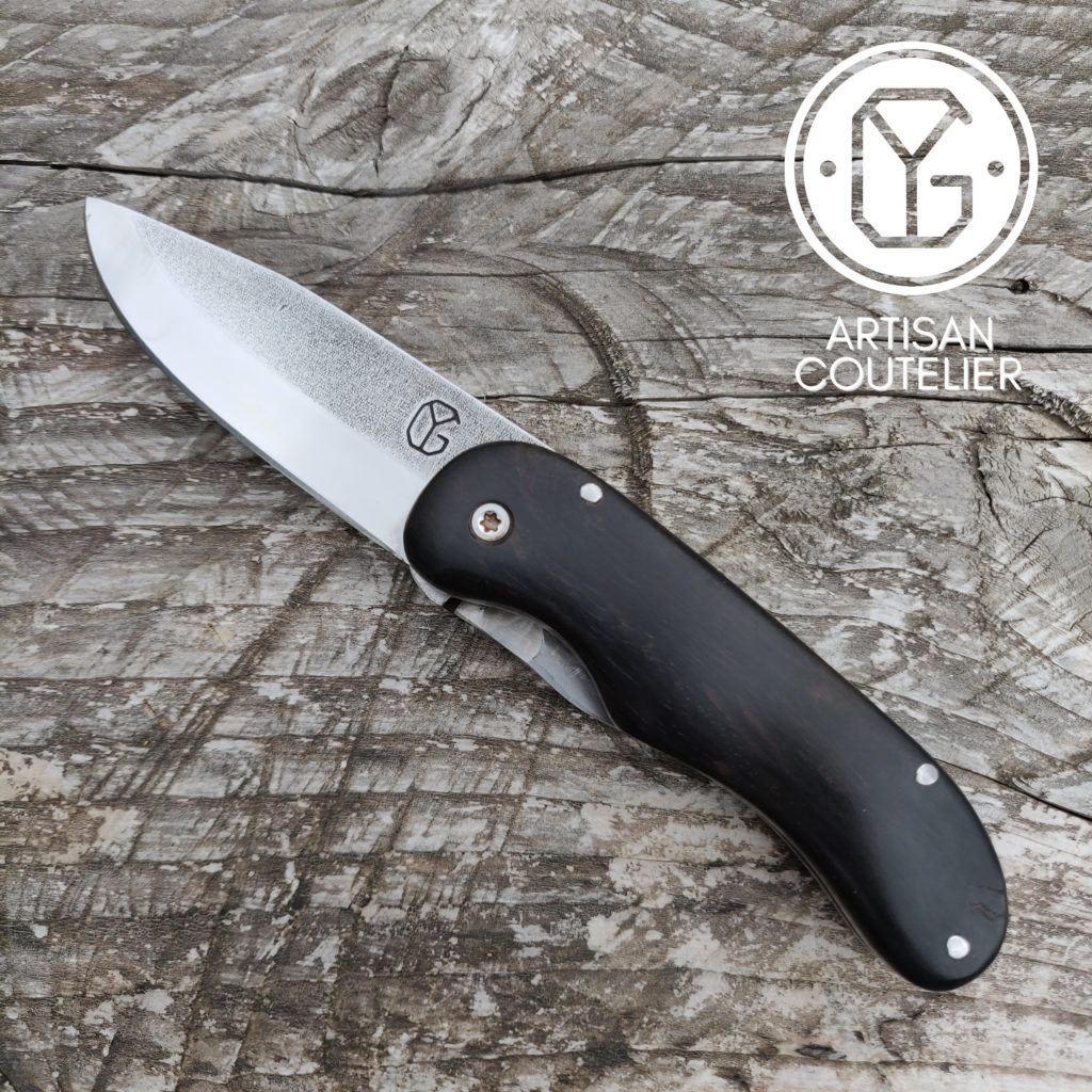 couteau-pliant-acier-90MCV8-frame-lock-ebene-gabon